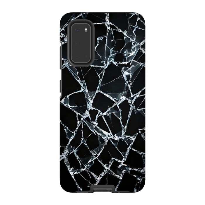 Galaxy S20 StrongFit Broken Glass by JohnnyVillas