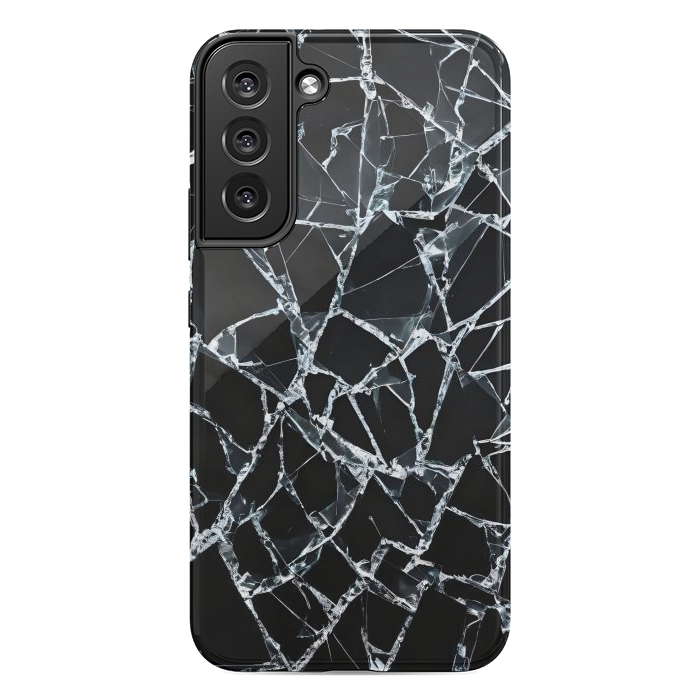 Galaxy S22 plus StrongFit Broken Glass by JohnnyVillas