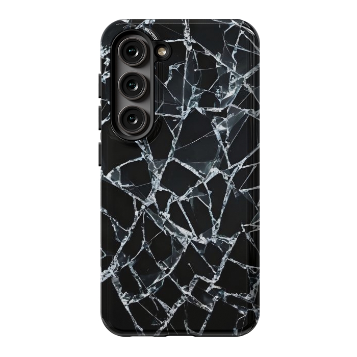 Galaxy S23 StrongFit Broken Glass by JohnnyVillas