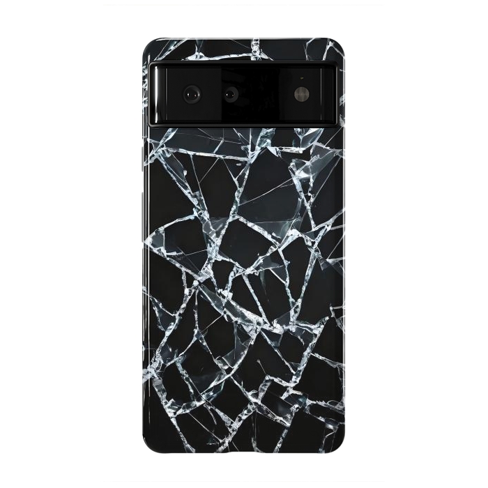 Pixel 6 StrongFit Broken Glass by JohnnyVillas