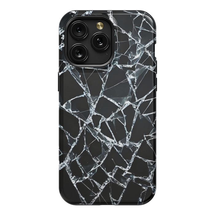 iPhone 15 Pro Max StrongFit Broken Glass by JohnnyVillas