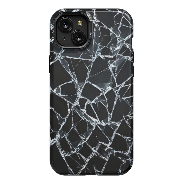 iPhone 15 Plus StrongFit Broken Glass by JohnnyVillas