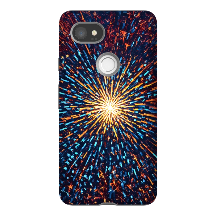 Pixel 2XL StrongFit Fireworks  by Winston