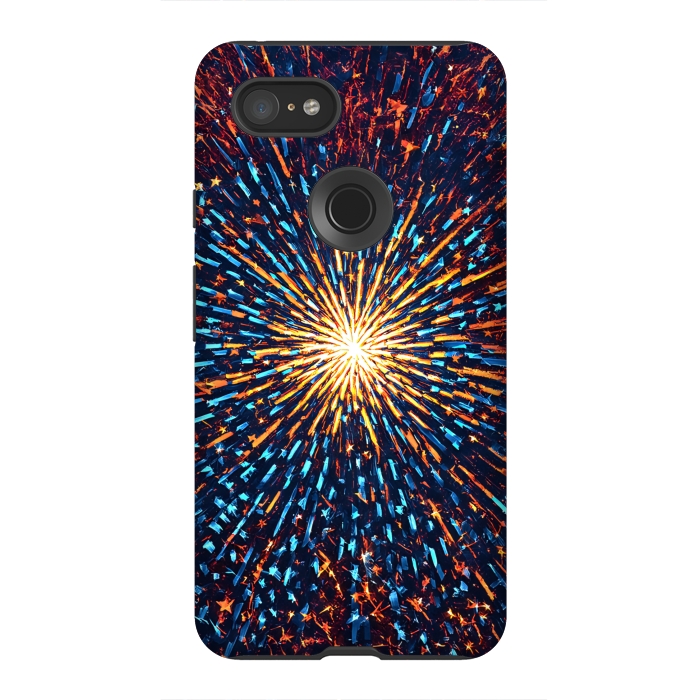 Pixel 3XL StrongFit Fireworks  by Winston