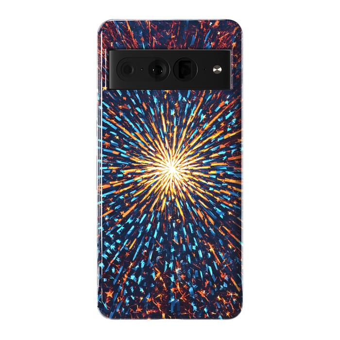 Pixel 7 Pro StrongFit Fireworks  by Winston