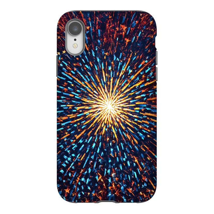 iPhone Xr StrongFit Fireworks  by Winston