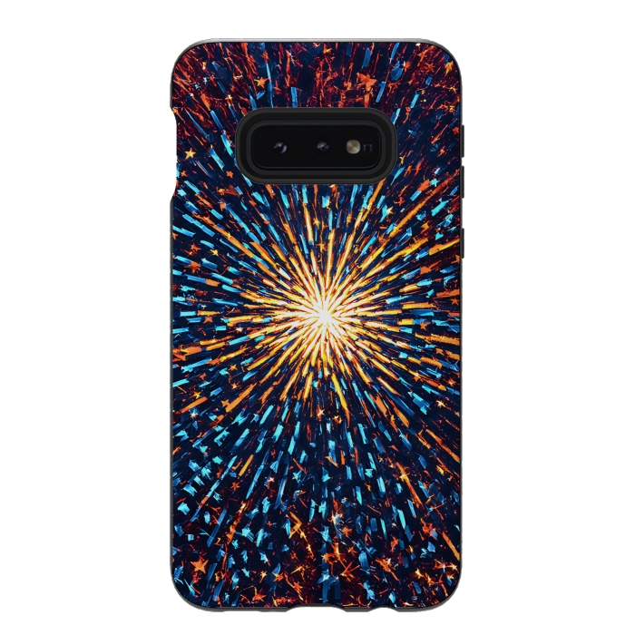 Galaxy S10e StrongFit Fireworks  by Winston