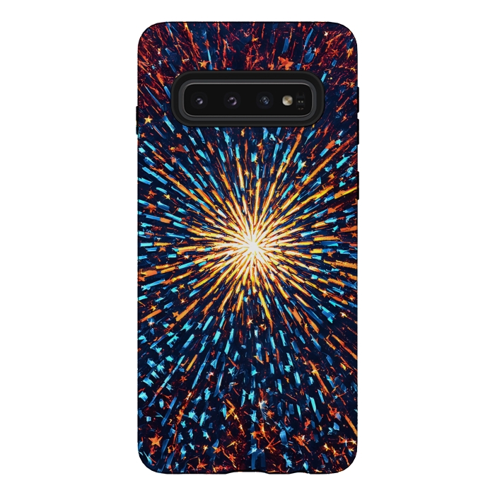 Galaxy S10 StrongFit Fireworks  by Winston