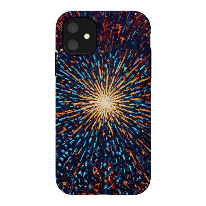 iPhone 11 StrongFit Fireworks  by Winston