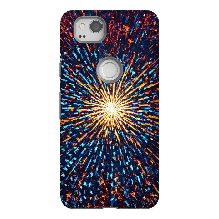 Pixel 2 StrongFit Fireworks  by Winston