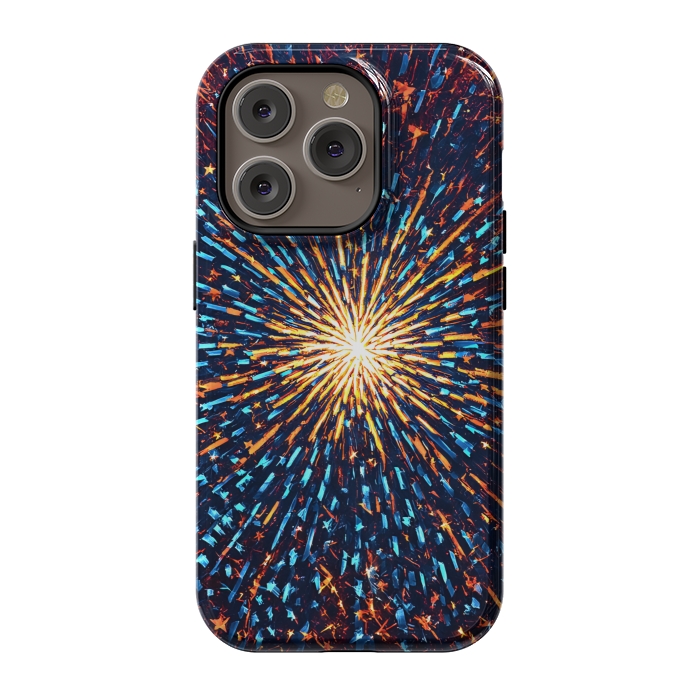 iPhone 14 Pro StrongFit Fireworks  by Winston