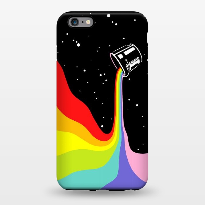 iPhone 6/6s plus StrongFit Space Paint Rainbow  by LM2Kone