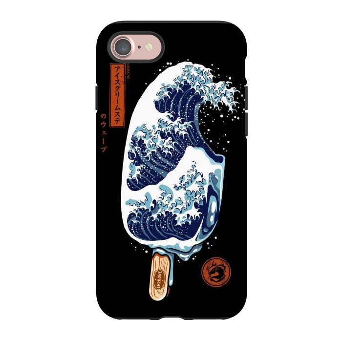 iPhone 7 StrongFit Great Wave Ice Cream by LM2Kone