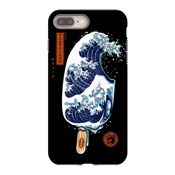 iPhone 7 plus StrongFit Great Wave Ice Cream by LM2Kone