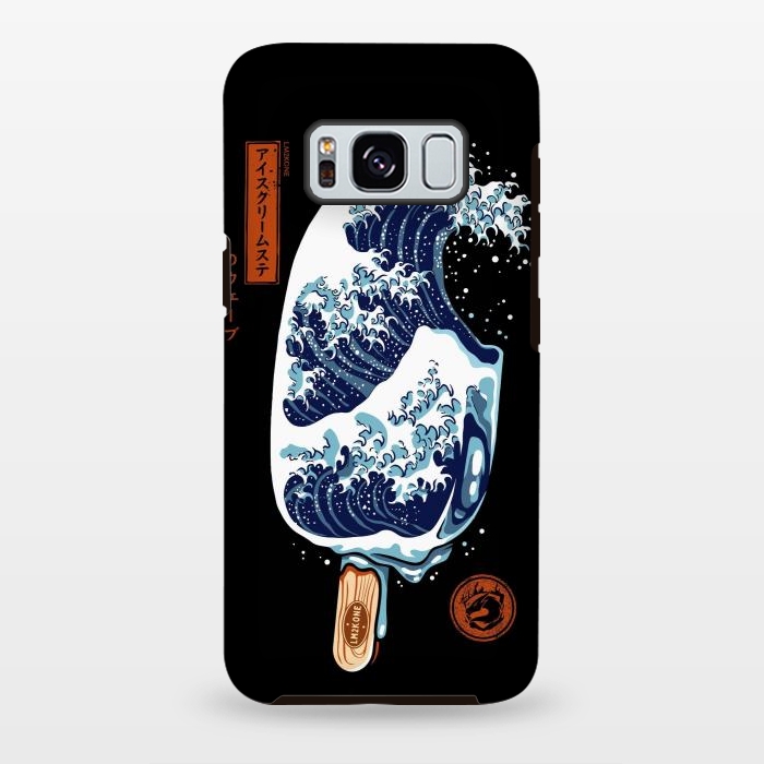 Galaxy S8 plus StrongFit Great Wave Ice Cream by LM2Kone