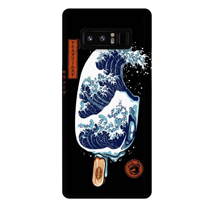 Galaxy Note 8 StrongFit Great Wave Ice Cream by LM2Kone