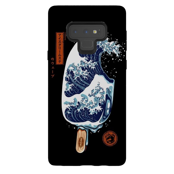 Galaxy Note 9 StrongFit Great Wave Ice Cream by LM2Kone