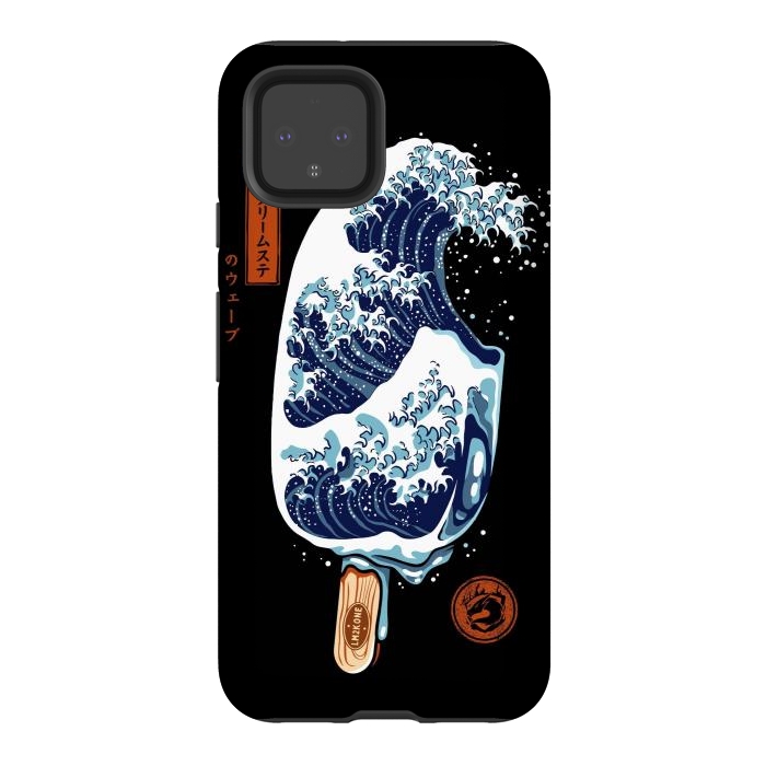 Pixel 4 StrongFit Great Wave Ice Cream by LM2Kone