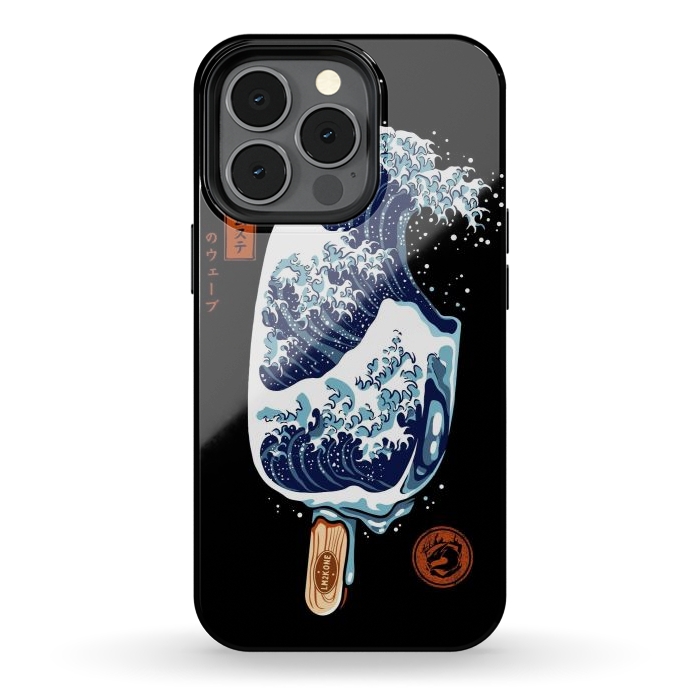 iPhone 13 pro StrongFit Great Wave Ice Cream by LM2Kone