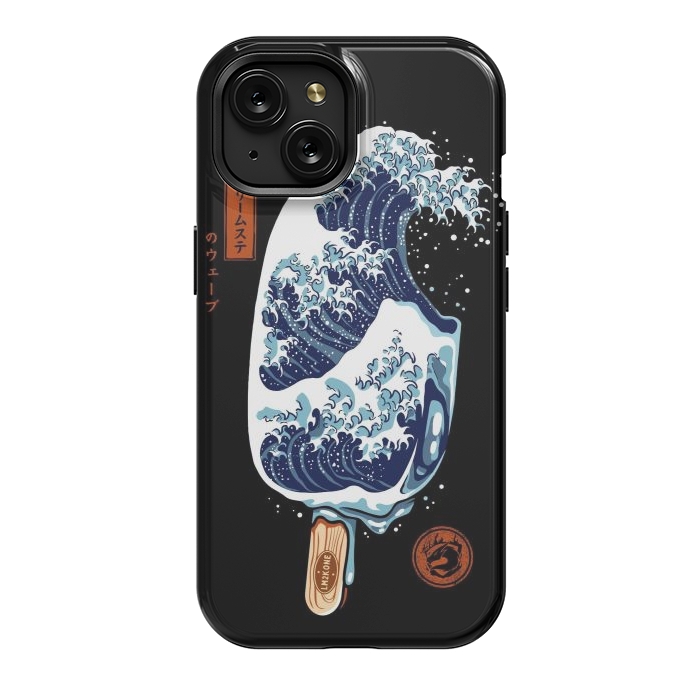 iPhone 15 StrongFit Great Wave Ice Cream by LM2Kone