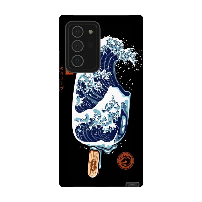 Galaxy Note 20 Ultra StrongFit Great Wave Ice Cream by LM2Kone