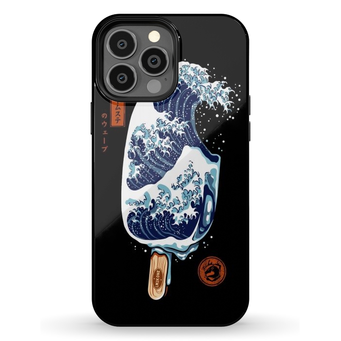 iPhone 13 Pro Max StrongFit Great Wave Ice Cream by LM2Kone