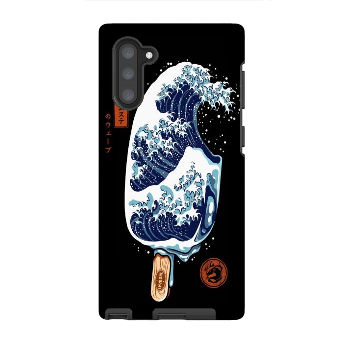 Galaxy Note 10 StrongFit Great Wave Ice Cream by LM2Kone