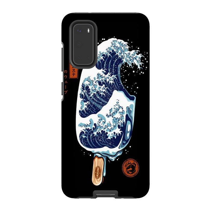 Galaxy S20 StrongFit Great Wave Ice Cream by LM2Kone