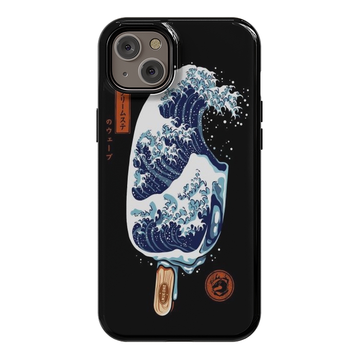 iPhone 14 Plus StrongFit Great Wave Ice Cream by LM2Kone