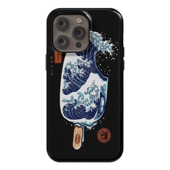 iPhone 14 Pro max StrongFit Great Wave Ice Cream by LM2Kone