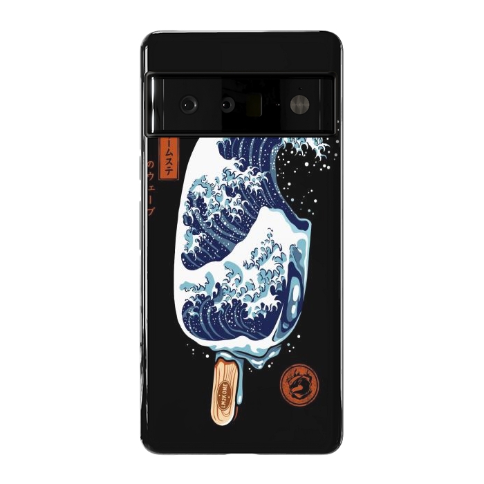 Pixel 6 Pro StrongFit Great Wave Ice Cream by LM2Kone