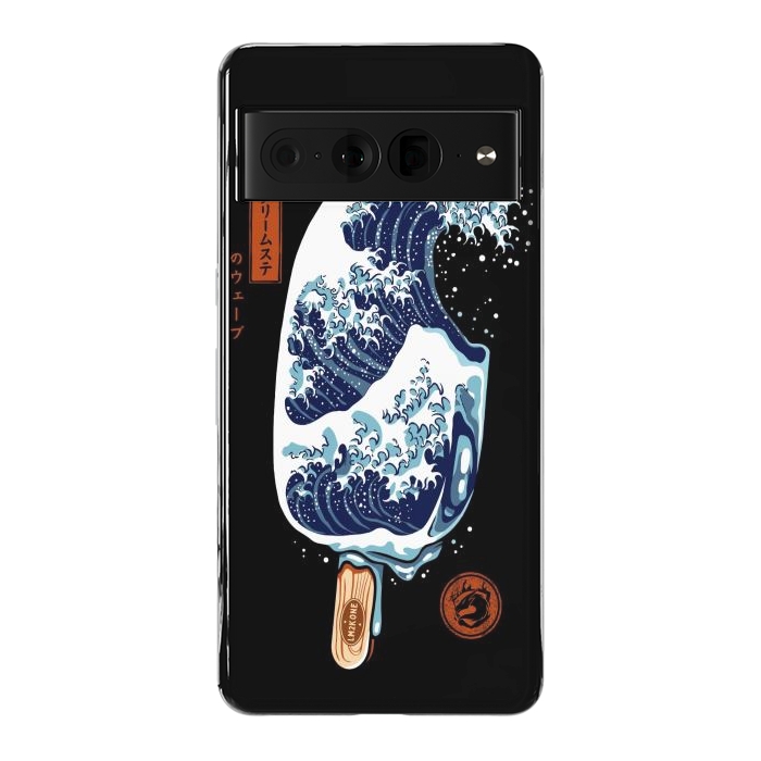 Pixel 7 Pro StrongFit Great Wave Ice Cream by LM2Kone