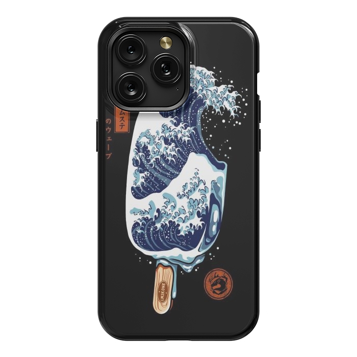 iPhone 15 Pro Max StrongFit Great Wave Ice Cream by LM2Kone