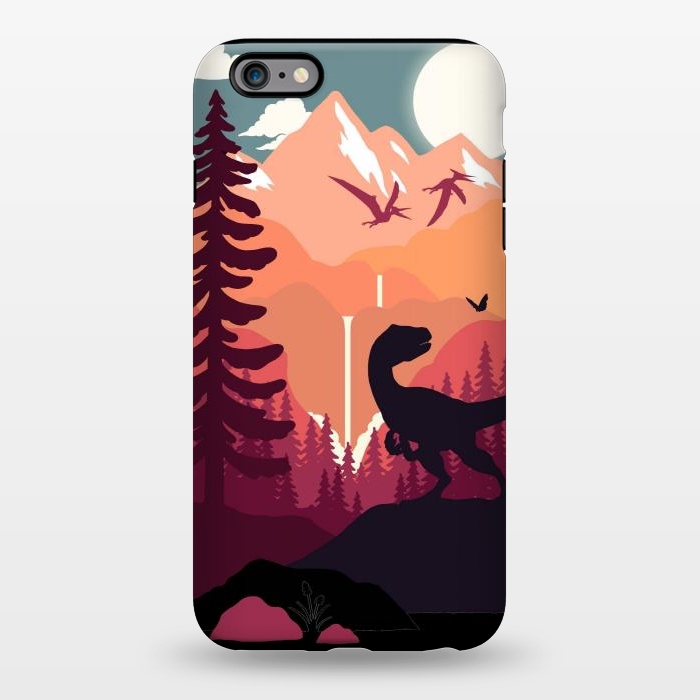 iPhone 6/6s plus StrongFit Jurassic Raptor Outdoors by LM2Kone