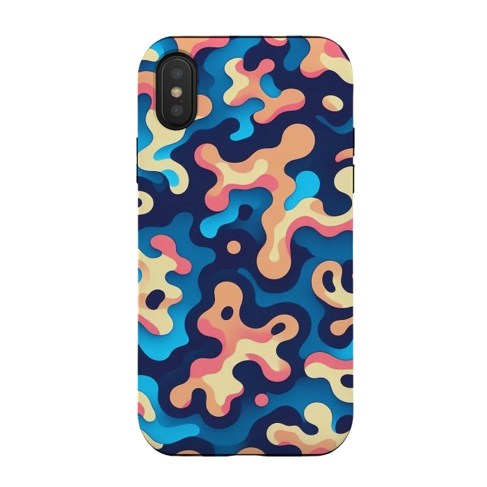 iPhone Xs / X StrongFit Paint Blob by JohnnyVillas