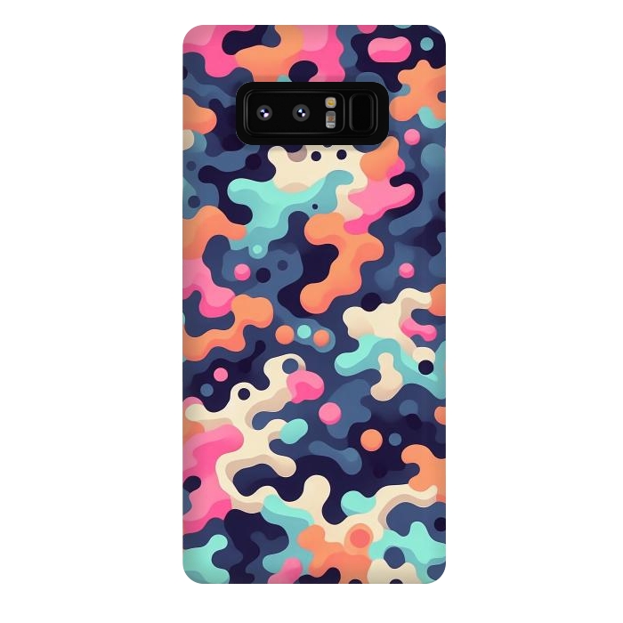 Galaxy Note 8 StrongFit Electric Blob Camo by JohnnyVillas