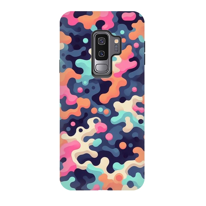 Galaxy S9 plus StrongFit Electric Blob Camo by JohnnyVillas