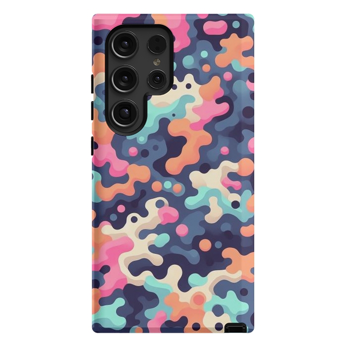 Galaxy S24 Ultra StrongFit Electric Blob Camo by JohnnyVillas