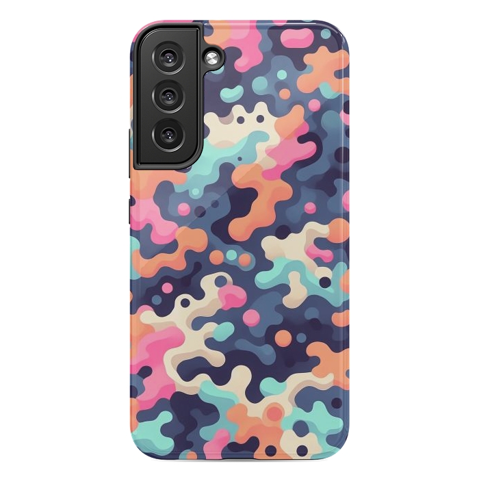 Galaxy S22 plus StrongFit Electric Blob Camo by JohnnyVillas