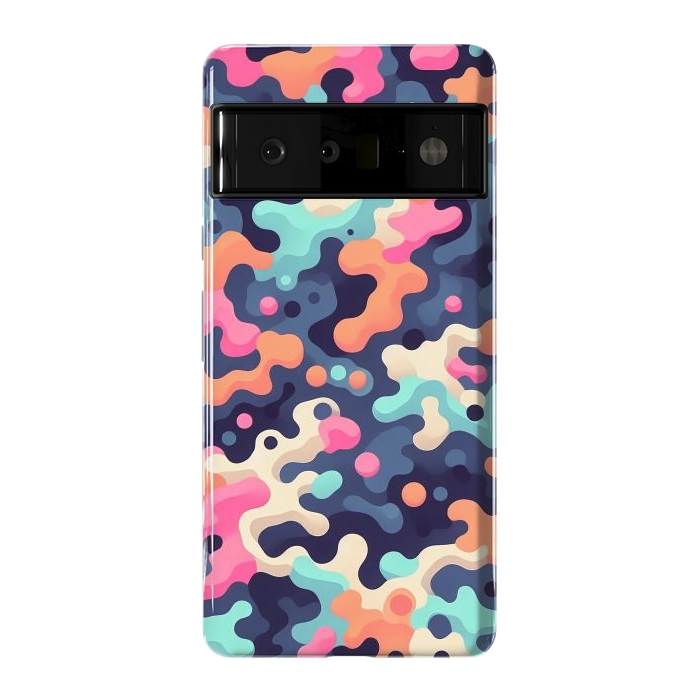 Pixel 6 Pro StrongFit Electric Blob Camo by JohnnyVillas