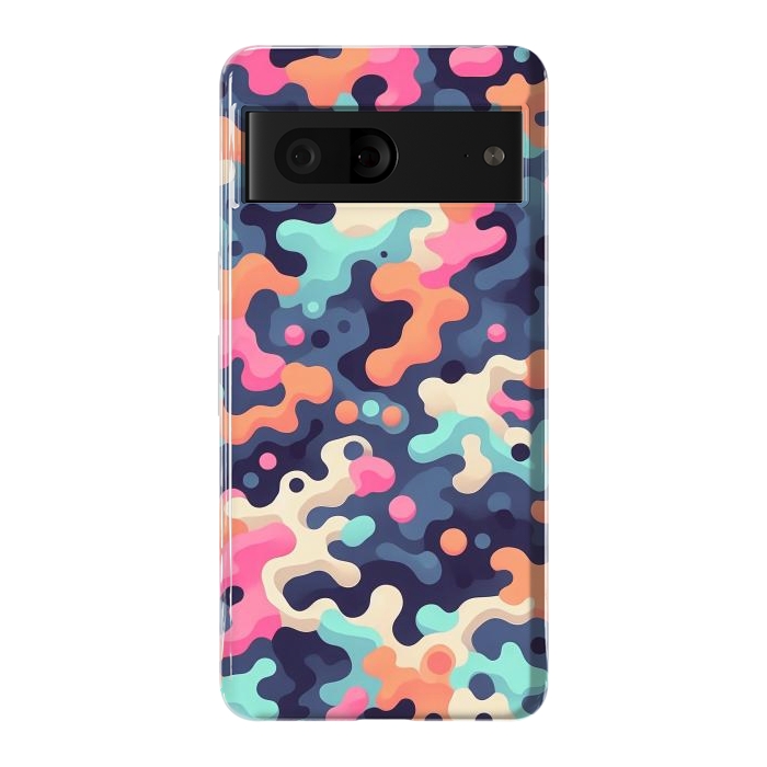 Pixel 7 StrongFit Electric Blob Camo by JohnnyVillas