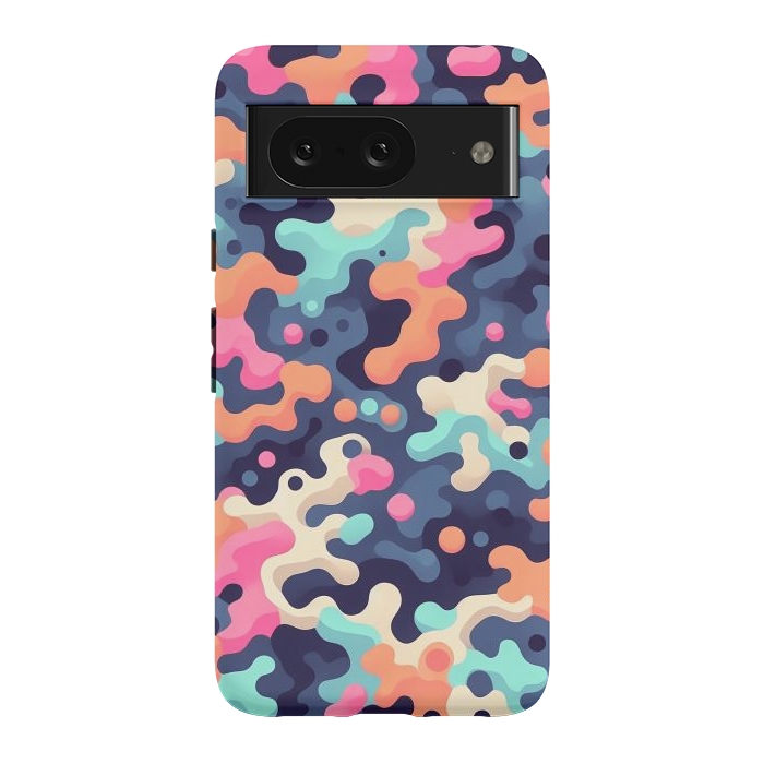 Pixel 8 StrongFit Electric Blob Camo by JohnnyVillas