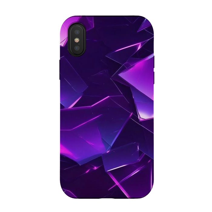 iPhone Xs / X StrongFit Purple Emerald by JohnnyVillas