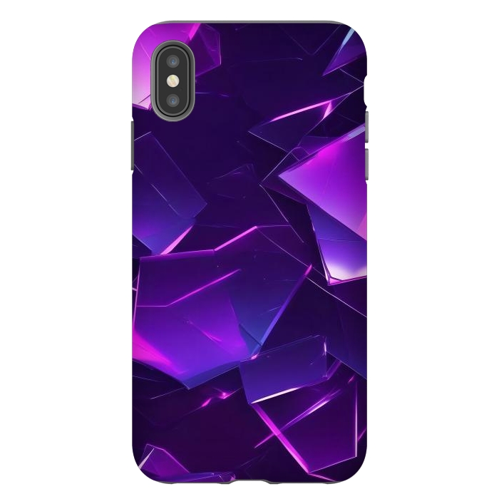 iPhone Xs Max StrongFit Purple Emerald by JohnnyVillas