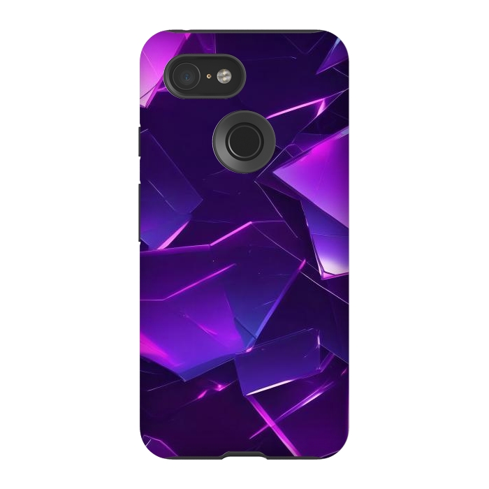 Pixel 3 StrongFit Purple Emerald by JohnnyVillas