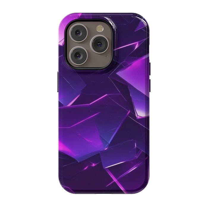 iPhone 14 Pro StrongFit Purple Emerald by JohnnyVillas