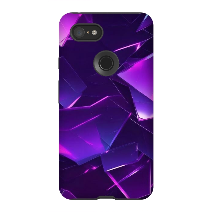 Pixel 3XL StrongFit Purple Emerald by JohnnyVillas