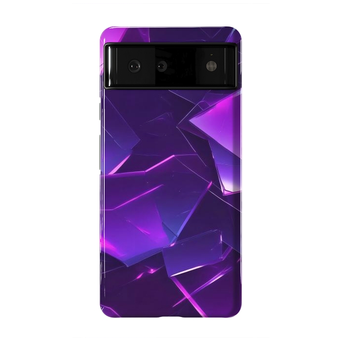 Pixel 6 StrongFit Purple Emerald by JohnnyVillas