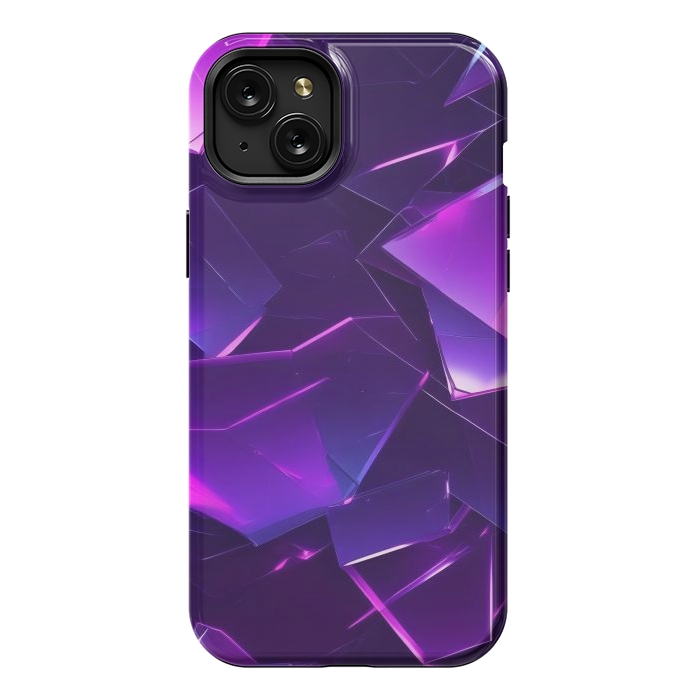 iPhone 15 Plus StrongFit Purple Emerald by JohnnyVillas