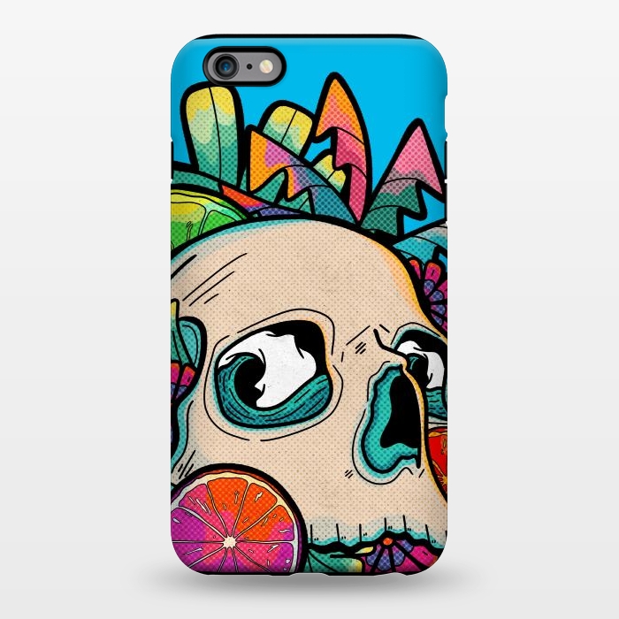 iPhone 6/6s plus StrongFit Summer fruit skull by Steve Wade (Swade)